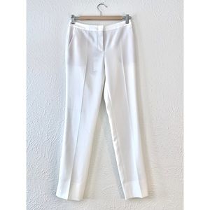 NWT BCBG Max Azria White Pleated Pants - Size 0